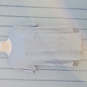 Destination Maternity Women's Large Gray Maternity Pocket Core Tee, New